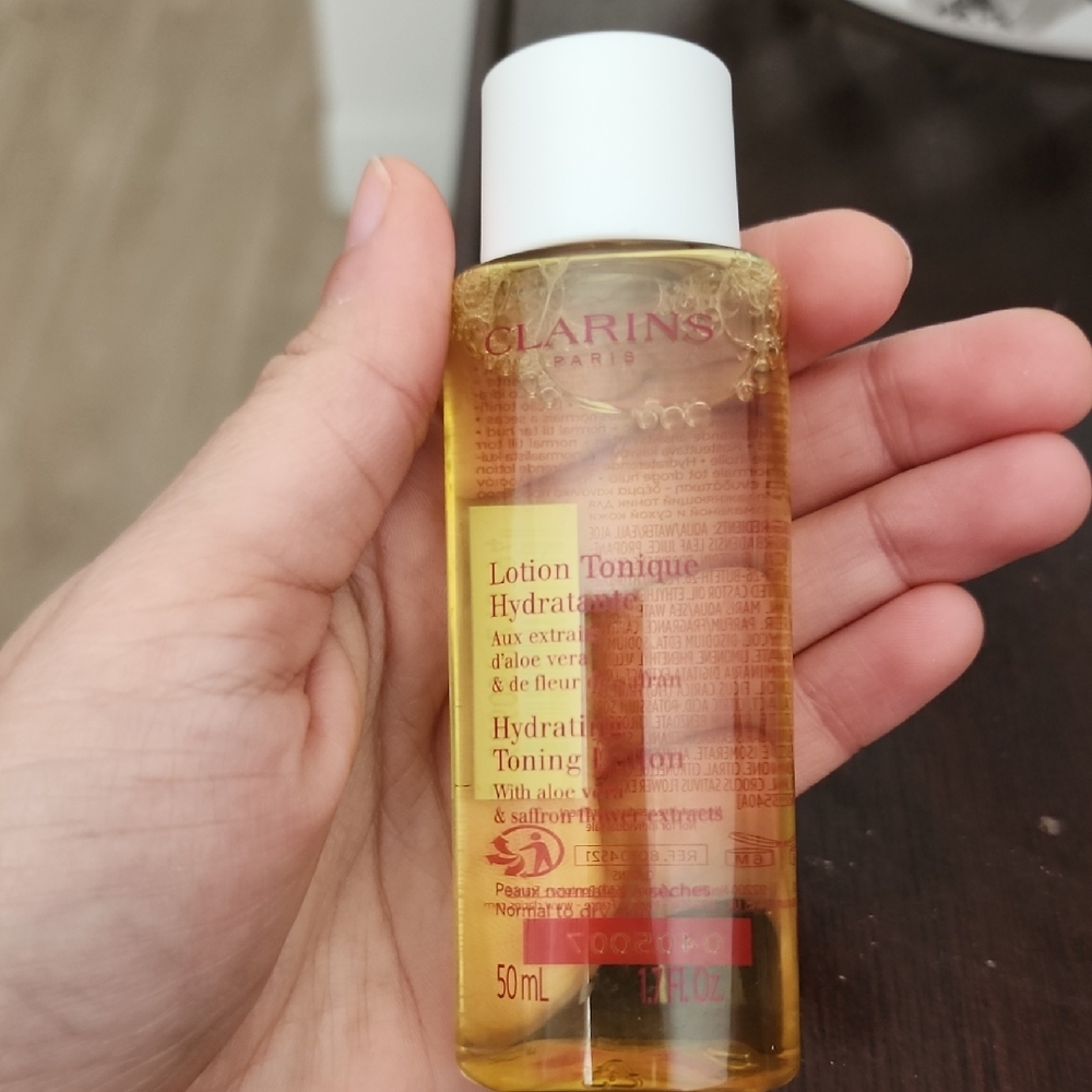 Clarins Yellow Hydrating Toning Lotion 50ml Travel Size New No Box 1.7 Fl Oz - Picture 1 of 1